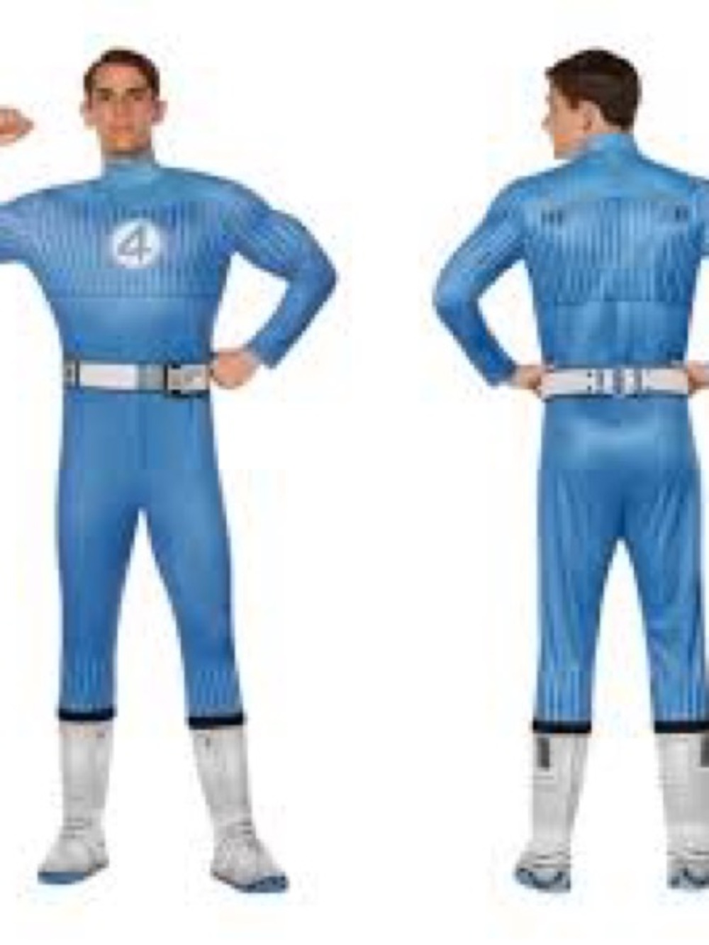 Marvel Fantastic Four Invisible Woman Zentai Costume New Jazwares Adult Medium - Picture 5 of 7